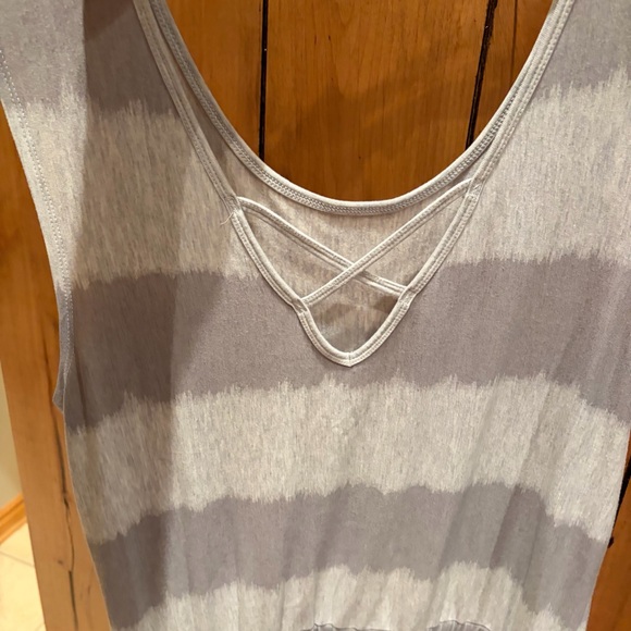 Athleta Light Gray Athletic Dress - Picture 2 of 6